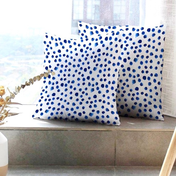 Luxury HomeBlueberry Watercolor Pillow Covers